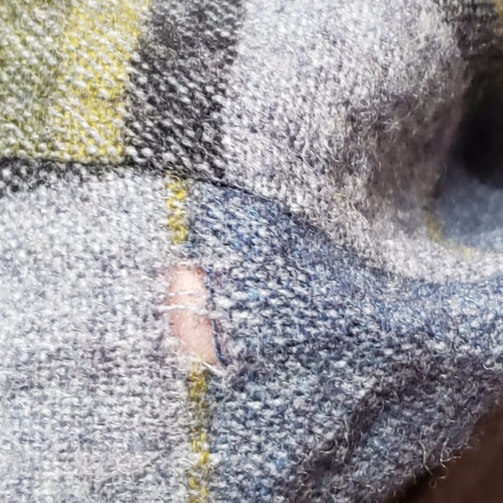 Pendleton Shirt Jacket Button Up Size M Mens Blue - image 5